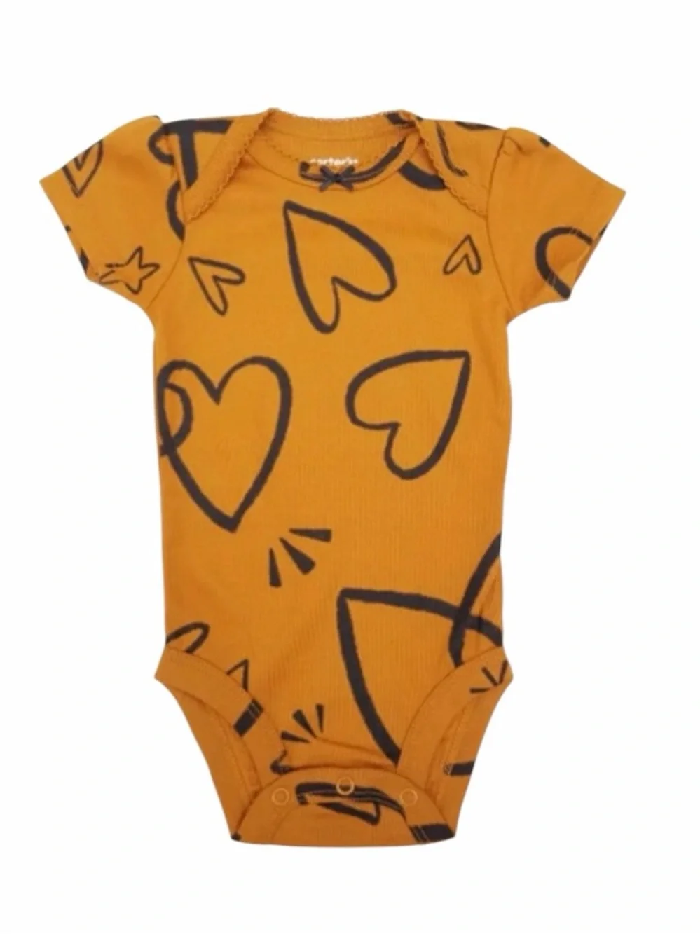 Carter's Baby One-Piece Bodysuit 5-Pack in Navy, Rust, White & Stripe 6 months